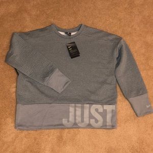 Nike loose fit training pullover sweatshirt
